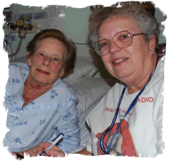 Joan Gold on the ward