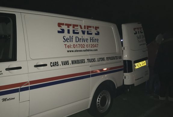 Thanks to Steve's Van Hire for the evening's transport