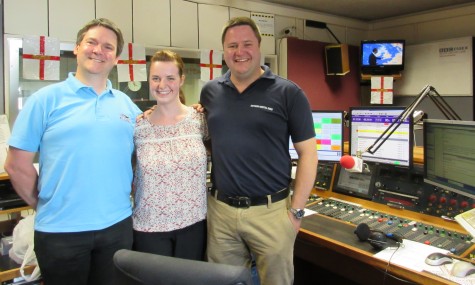 Pete, Alice and Joe at BBC Essex