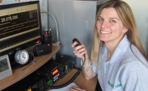 Southend-based radio ham Sarah on-the-air