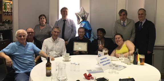 The Southend Hospital Radio Team at the 2017 Volunteer Awards